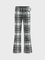 Plaid Bell-Bottomtrousers Pants