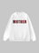 【Final Sale】Crew Neck Text Letters Long Sleeve Sweatshirt