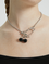 Metal Color Block Necklace