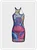 【Final Sale】Edgy Multicolor Thermal body print Asymmetrical design Dress Mini Dress
