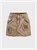 Cotton Ombre Short Denim Skirt