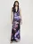 Halter Floral Sleeveless Maxi Dress