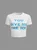 Jersey Crew Neck Text Letters Short Sleeve T-shirt