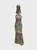 Backless Cut Out Hoodie Botanical Pattern Sleeveless Maxi Dress