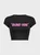 【Final Sale】Y2K Pink Letter Crew Neck Top T-Shirt