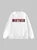 【Final Sale】Crew Neck Text Letters Long Sleeve Sweatshirt