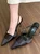Pointed Toe After The Lacing High Heel Strap Single Shoes