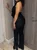 Jersey Halter Plain Sleeveless Jumpsuit