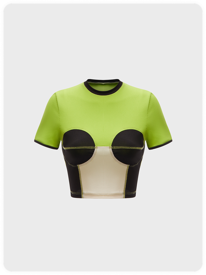 【Final Sale】Green Top T-Shirt