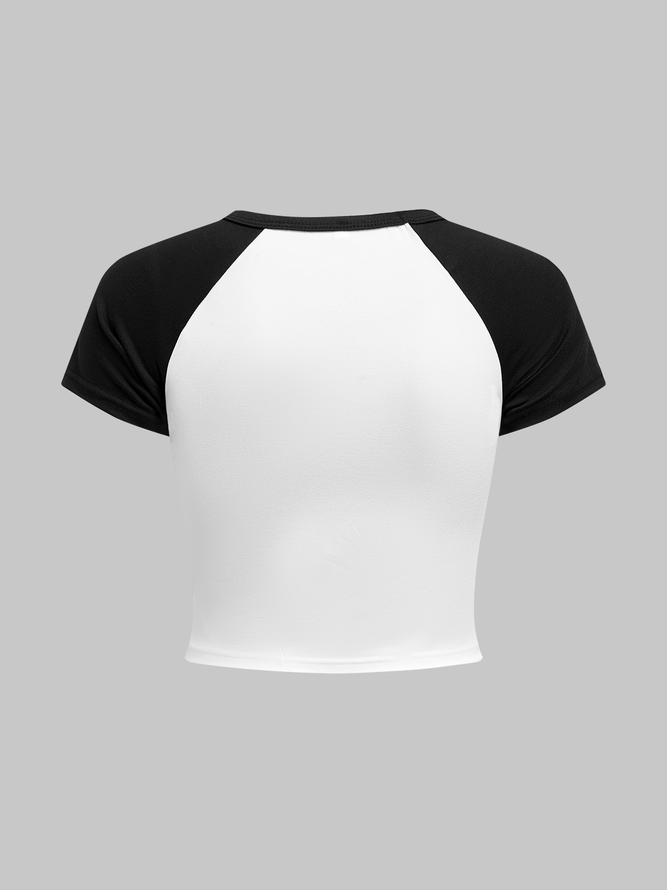 【Final Sale】Y2k White Top T-Shirt