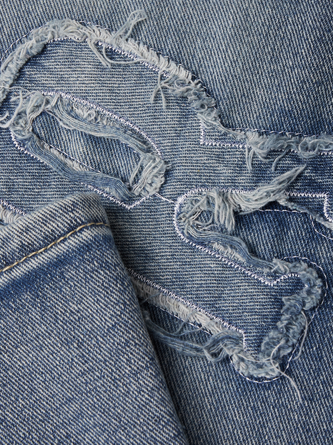 【Final Sale】Street Blue Bottom Jeans