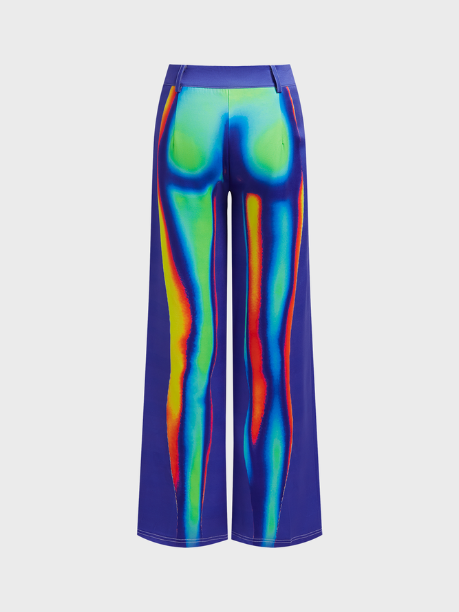 【Final Sale】Warm Thermal Body Print Human Body Pants