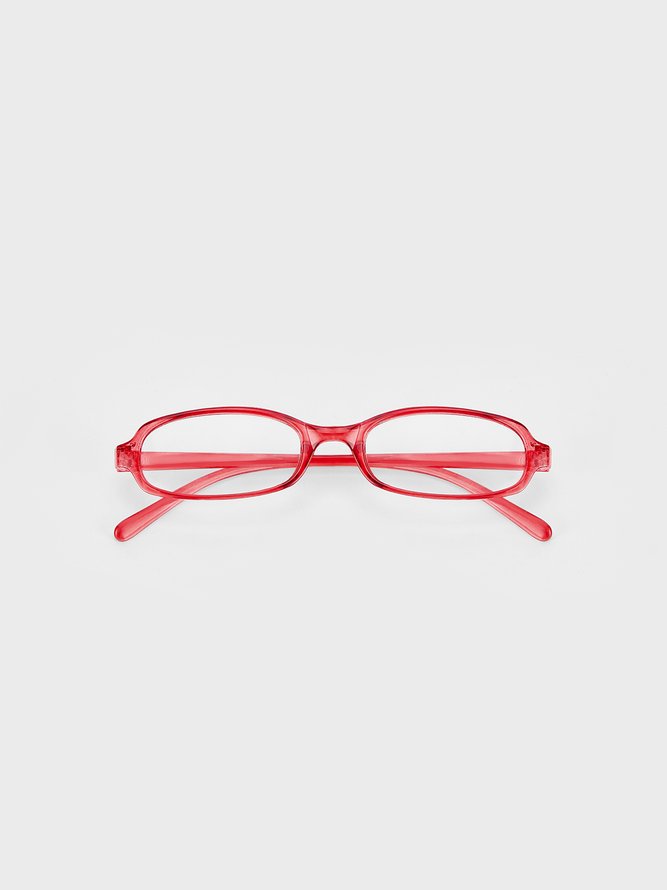 Plastic Acrylic Frame Plain Glasses & Eyewear Accessory