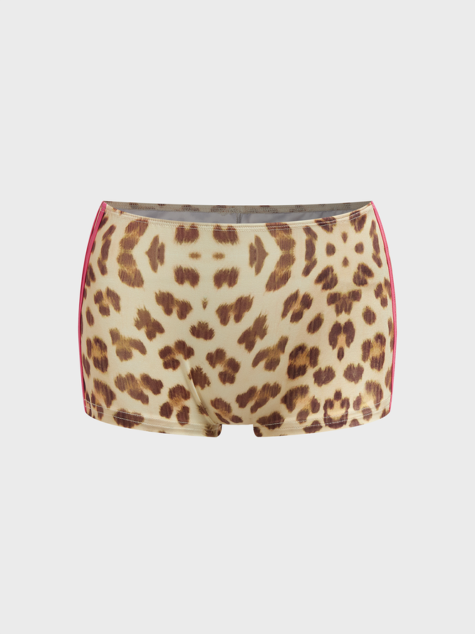 Jersey Leopard Thongs Bikini