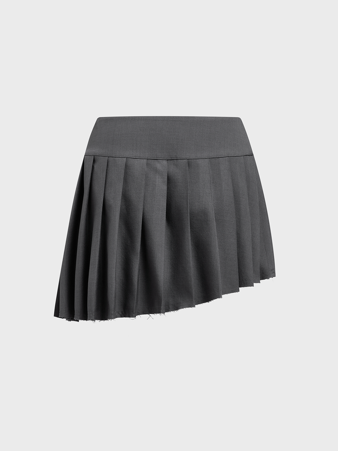 Plain Mini Skirt