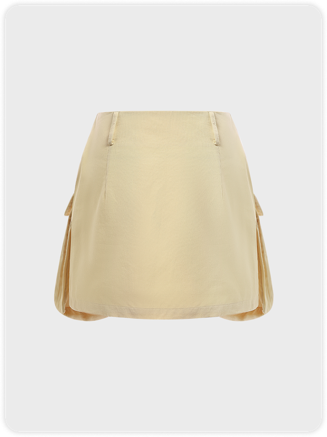 【Final Sale】Khaki Bottom Skirt