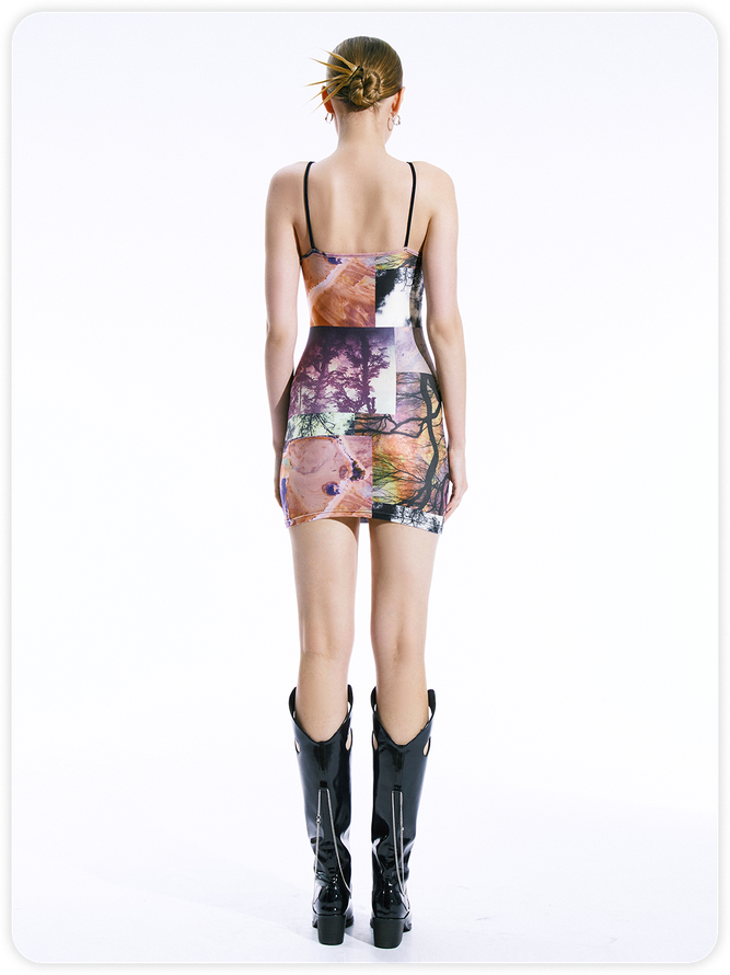 【Final Sale】Glamorous1 Light Coffee Dress Mini Dress