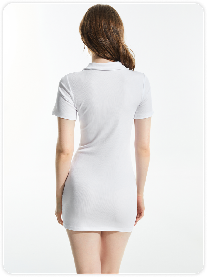 【Final Sale】Y2K Casual White Dress Mini Dress
