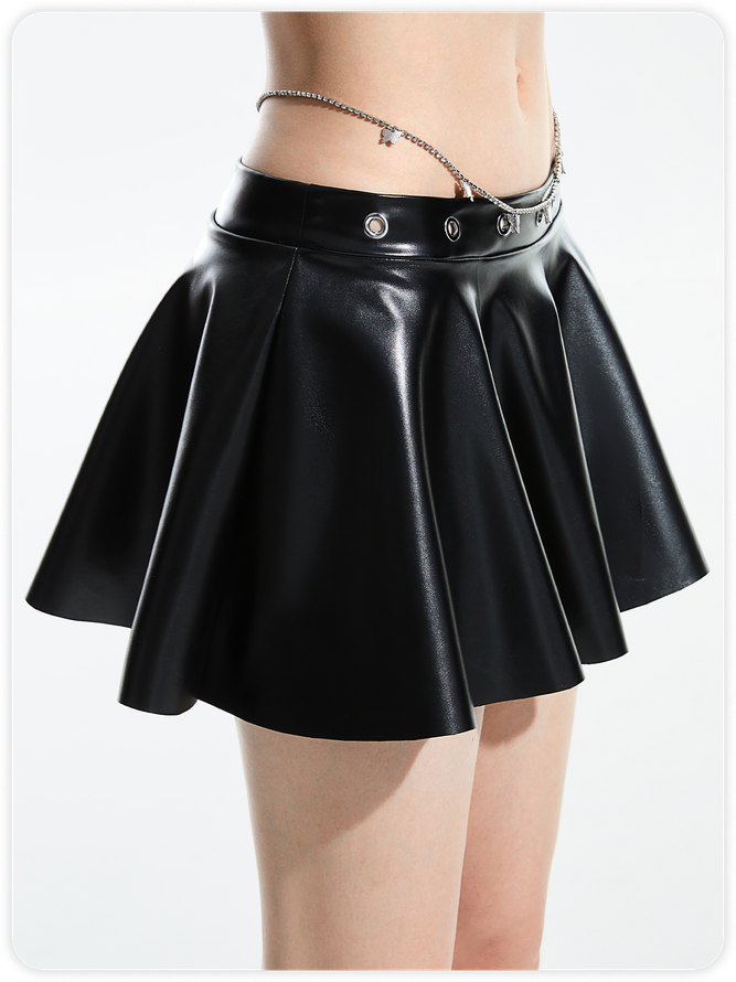 【Final Sale】Y2K Black Bottom Skirt