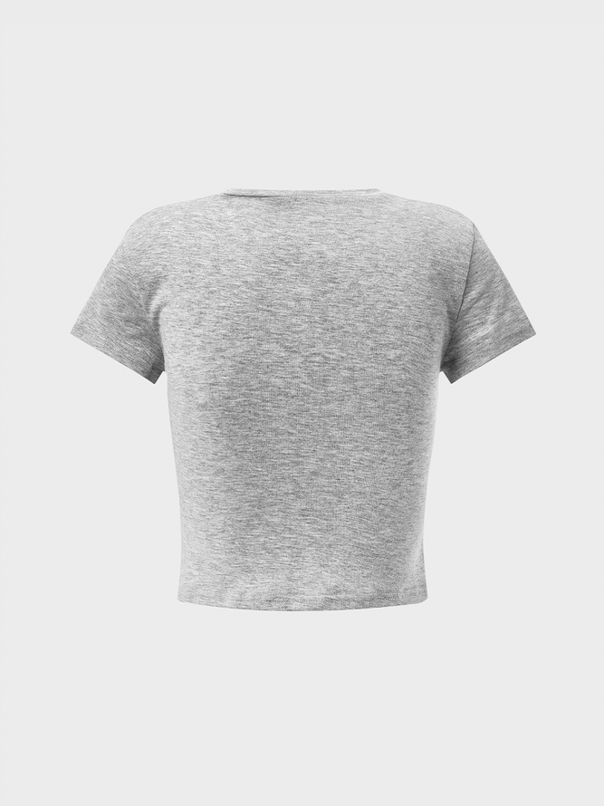 【Final Sale】Street Gray Top T-Shirt