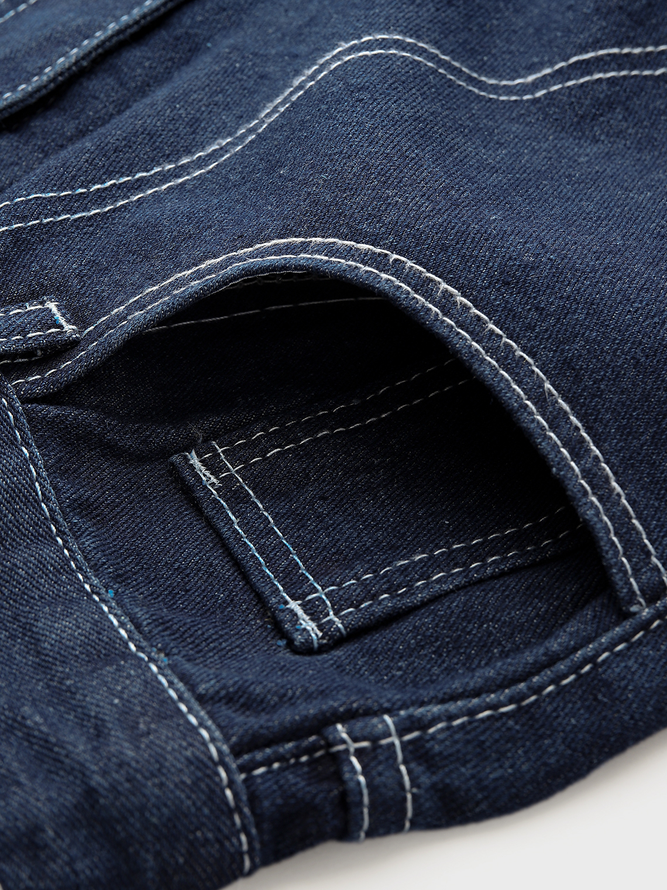 【Final Sale】Casual Blue Bottom Jeans