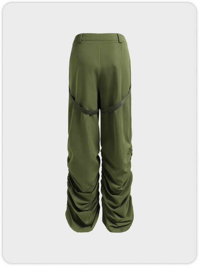 【Final Sale】Street Army Green Bottom Pants