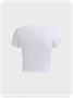 【Final Sale】Y2k White Body print Top T-Shirt