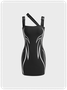 【Final Sale】Street Black Dress Mini Dress