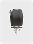 【Final Sale】Street Gray Metal buckle Asymmetrical design Top Tank Top & Cami