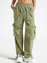 【Final Sale】Pockets Plain Cargo Pants