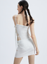 【Final Sale】Edgy White Dress Mini Dress