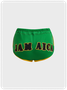 Jersey Jamaica Color Block Shorts