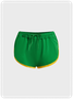 Jersey Jamaica Color Block Shorts