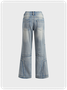 Cotton Denim Plain Cargo Jean