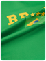 Brasil Crew Neck Text Letters Short Sleeve T-Shirt