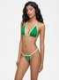 Jersey Mexico Color Block Bikini