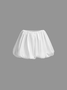 asymmetrical design Plain Top With Skirt Two-Piece Set