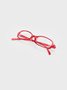 Plastic Acrylic Frame Plain Glasses & Eyewear Accessory