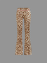 Jersey Leopard Top With Pants Two-Piece Set