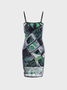 【Final Sale】Y2K Black Mesh Double Layer Dress Mini Dress