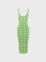 【Final Sale】Y2K Vacation Purple Spaghetti Strap Lace-Up Design Vocation Dress Midi Dress