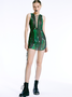 【Final Sale】Green Dress Mini Dress