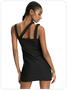 【Final Sale】Street Black Dress Mini Dress