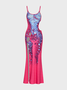 【Final Sale】Y2k Purple Lace up Cut out Dress Midi Dress