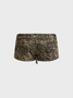 Cotton Animal Print Shorts