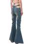 Denim Ombre Flare Pants Jeans