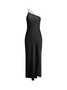 Halter Plain Sleeveless Maxi Dress